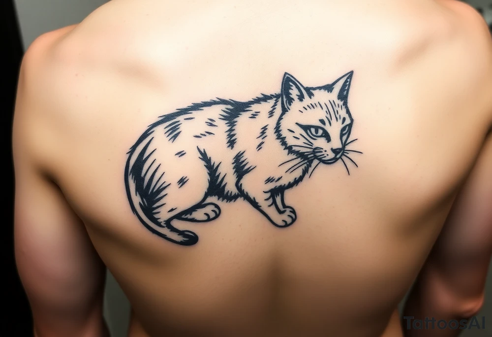 Black Cat tattoo idea