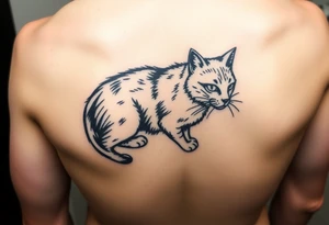 Black Cat tattoo idea