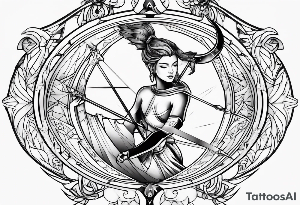 Sagittarius tattoo idea