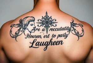 Honor integrity family friends laughter tattoo idea
