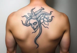 powerful medusa for women. Simple but intricate. tattoo idea