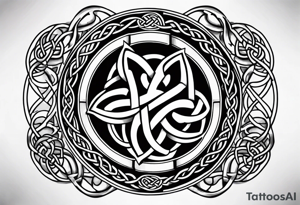Celtic football club tattoo idea