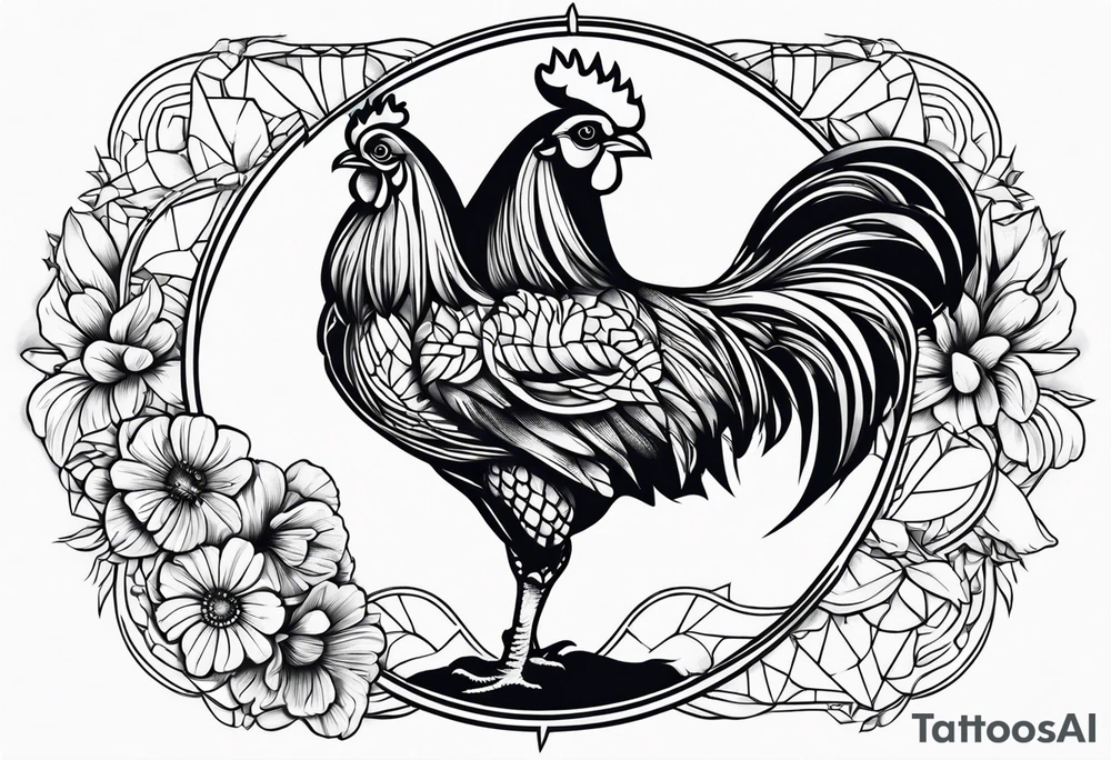 Chicken tattoo idea