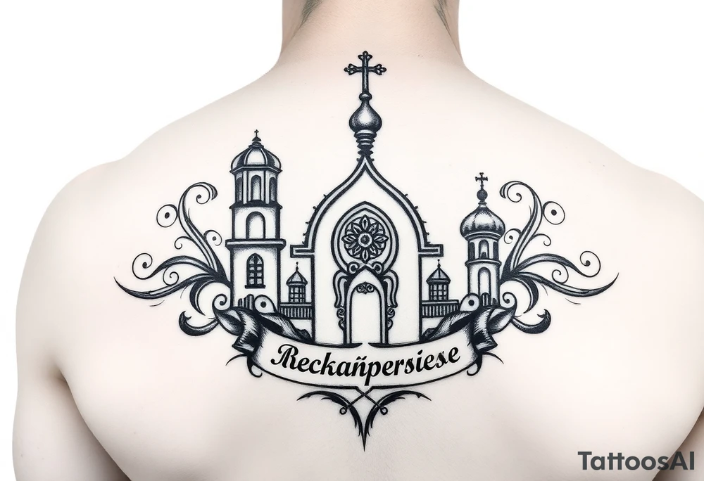 Tatouage vierge de Kazakh église russe orthodoxe
Avec inscription en russe tattoo idea