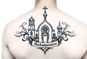 Tatouage vierge de Kazakh église russe orthodoxe
Avec inscription en russe tattoo idea