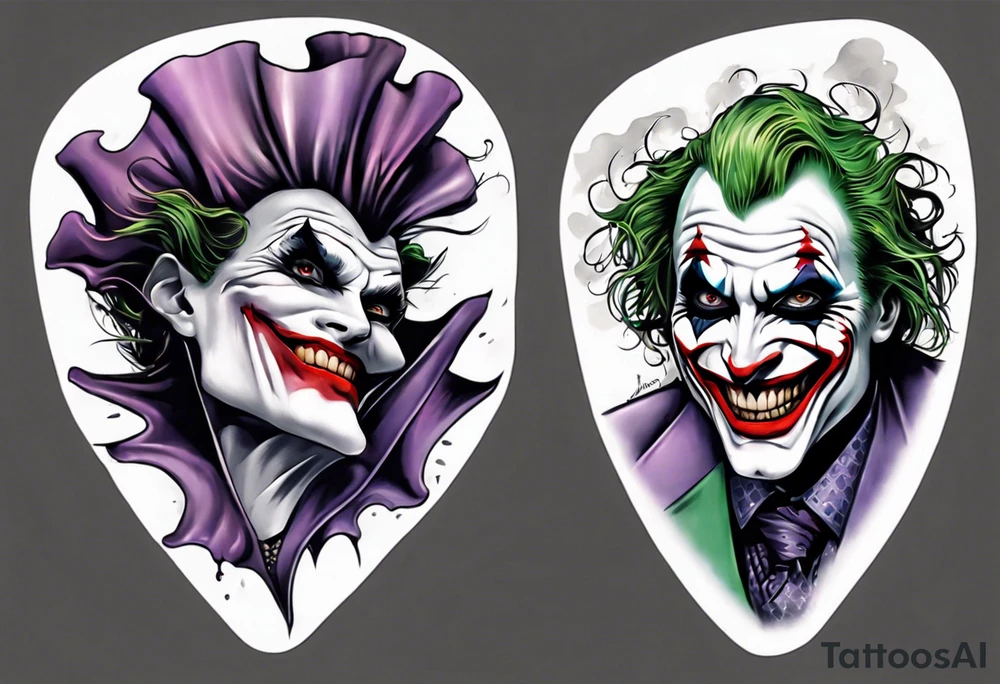 joker sleeve tattoo idea