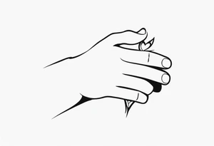 small as finger, love meaning tattoo idea