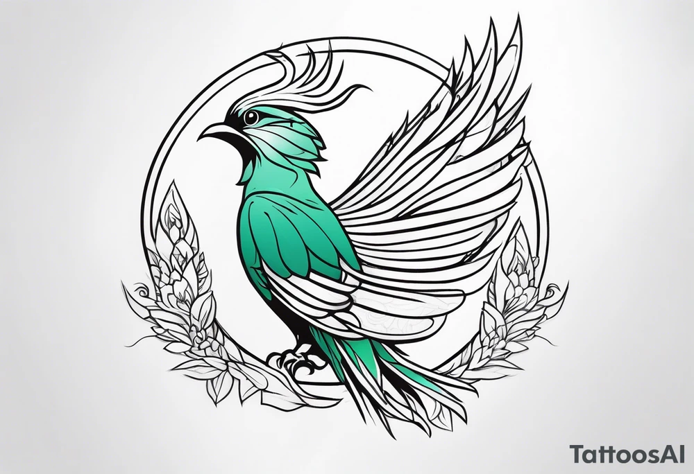 quetzal tattoo idea