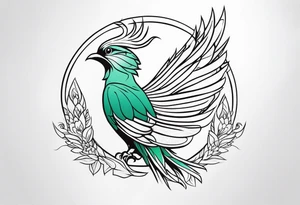 quetzal tattoo idea