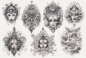 Name Neha tattoo idea