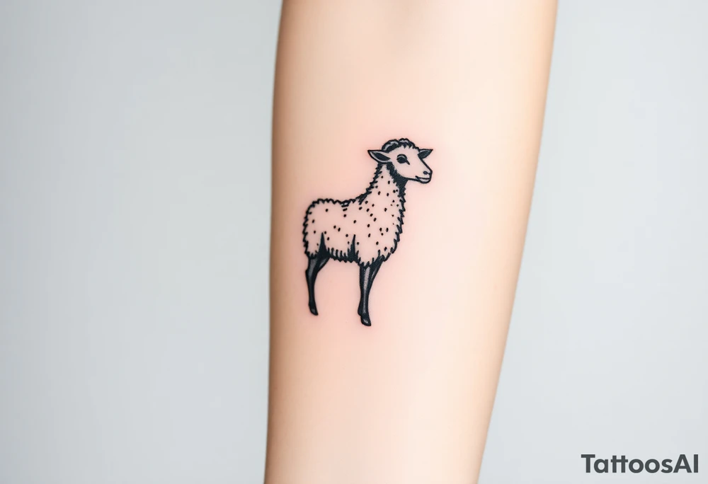 Black sheep tattoo idea