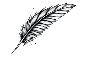 FEATHER tattoo idea