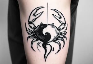 Cancer is my zodiac sign. 1966 is my birth year. I want a unique tat and lean towards the ying yang crab tattoo idea