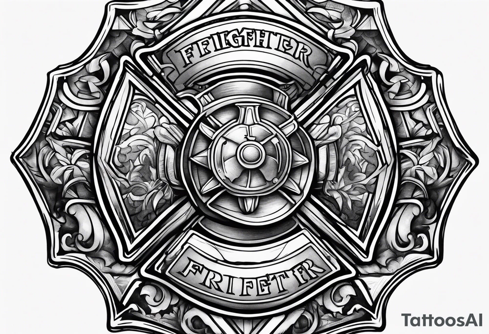 Firefighter tattoo tattoo idea