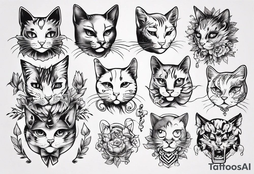 meow meow tattoo idea