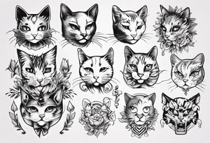 meow meow tattoo idea