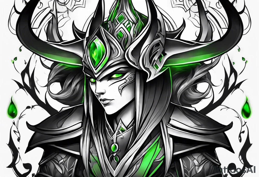 Rubick from dota 2 tattoo idea