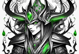 Rubick from dota 2 tattoo idea