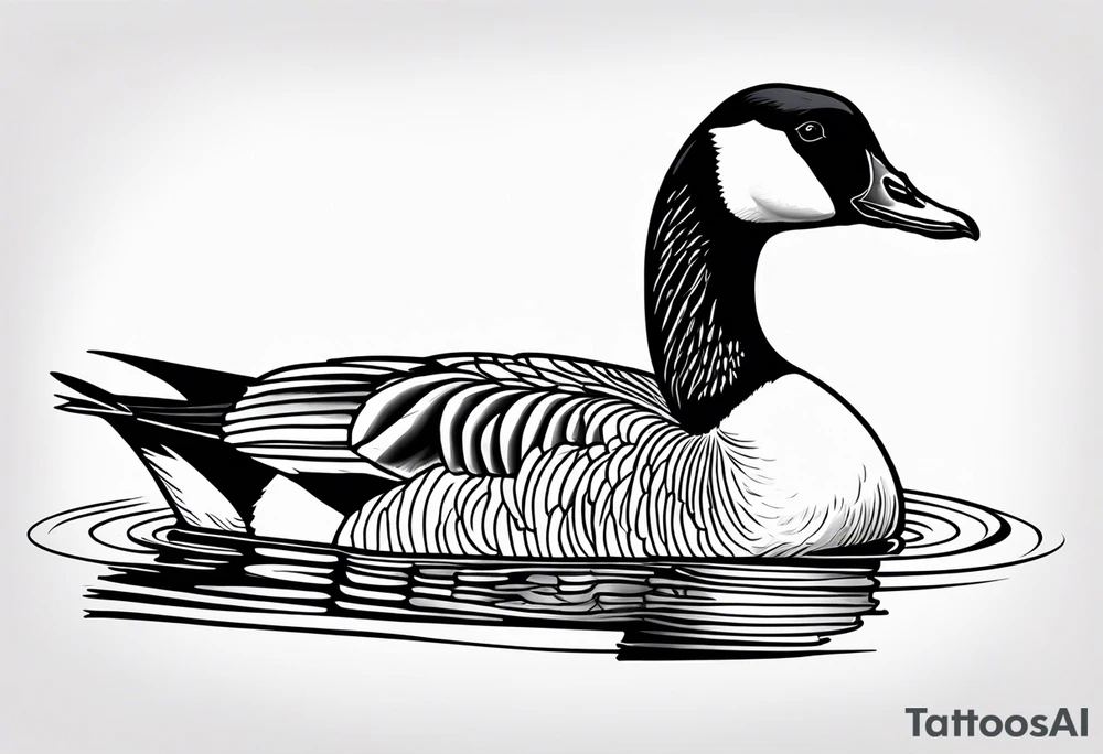 Canadian Goose for arm tatoo tattoo idea