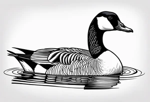 Canadian Goose for arm tatoo tattoo idea