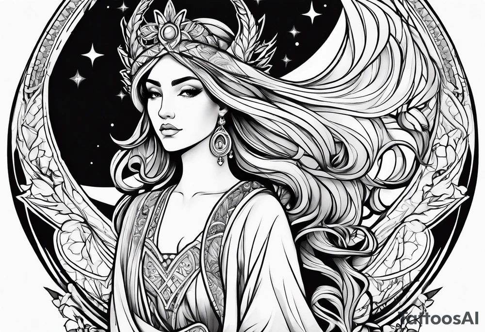 virgo zodiac tattoo idea