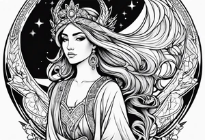 virgo zodiac tattoo idea