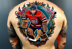 hockey tattoo tattoo idea