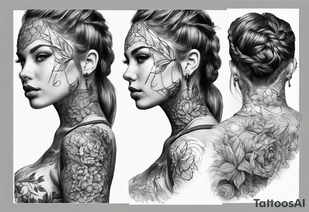 stitching together a wound tattoo idea