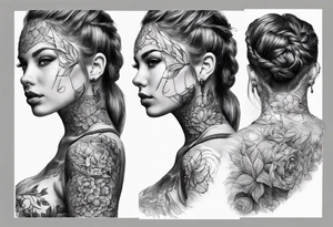 stitching together a wound tattoo idea