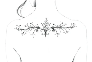Woman simplistic body, drawing tattoo idea