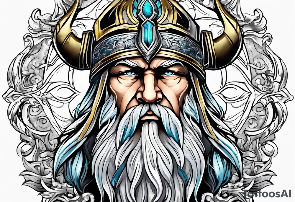 odin zeus tattoo idea