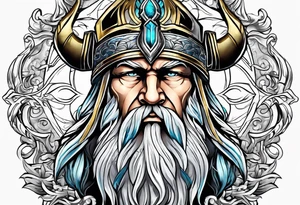 odin zeus tattoo idea