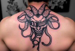powerful medusa for women. Simple but intricate. The number 13 somewhere in the tattoo. The eyes covered or taped. Throw a little virgo in there tattoo idea