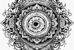 stomach tattoo idea