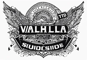 Valhalla  ptsd suicide Deppression tattoo idea