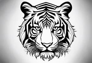 tiger tripes tattoo idea