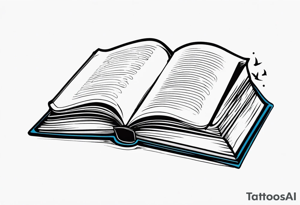 book tattoo for reading lovers tattoo idea