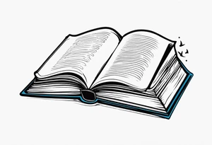 book tattoo for reading lovers tattoo idea