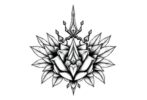Majestic crown pineapple ,peach vagina,star anus ,diamonds tattoo idea