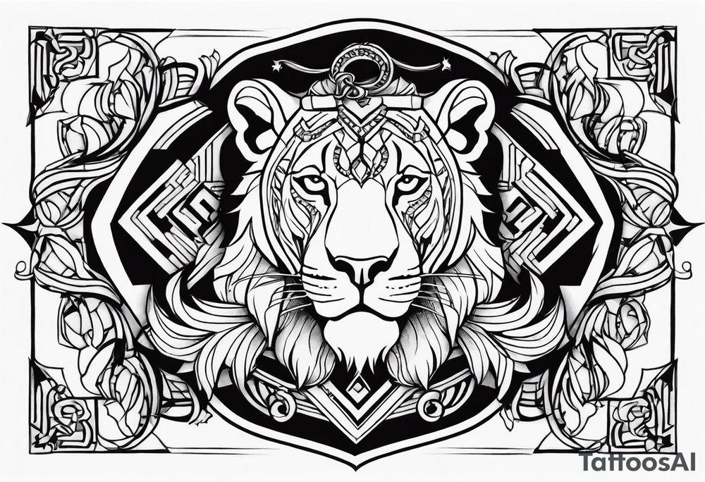 lion tamer tattoo idea