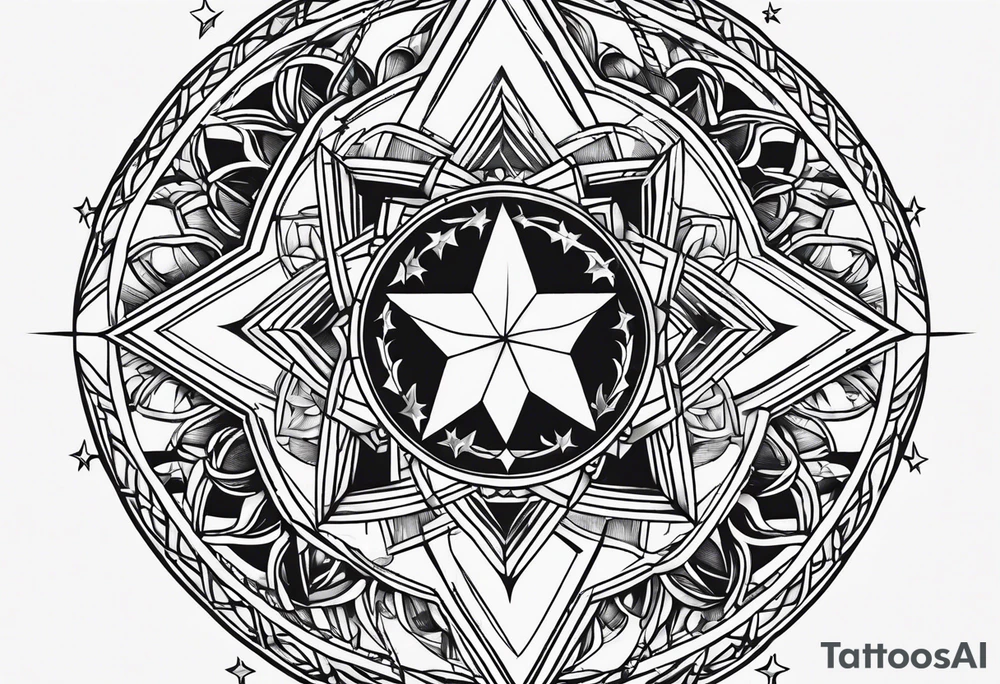 Stars tattoo idea