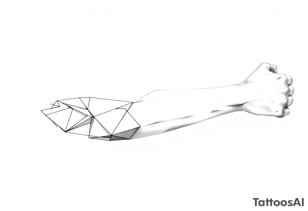 geometric tattoo idea