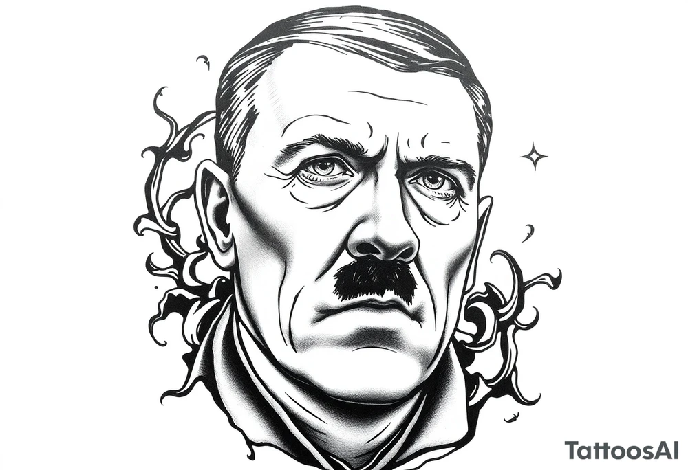 adolf hitler tattoo idea