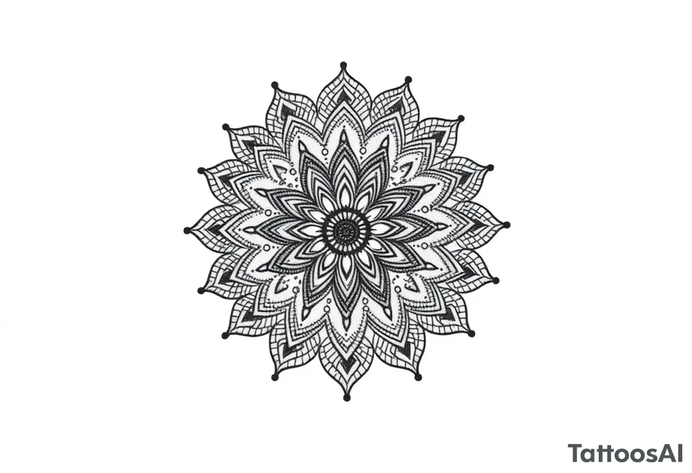 mandala tattoo idea