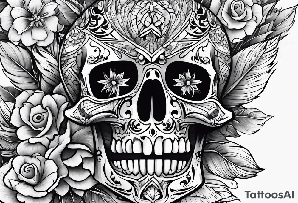 open scroll tattoo idea