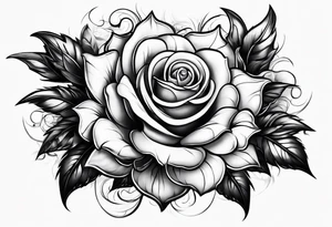 scary nemesis without flowers tattoo idea