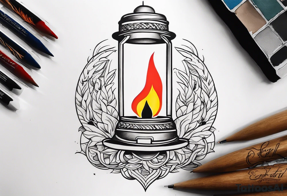 Leuchtturm Seil 
Feuer tattoo idea