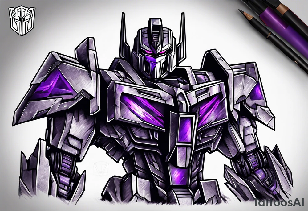 Decepticon Megatron tattoo idea