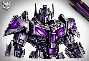 Decepticon Megatron tattoo idea