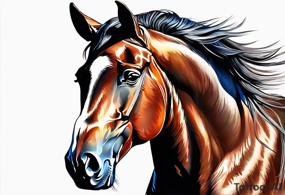 horse tattoo idea